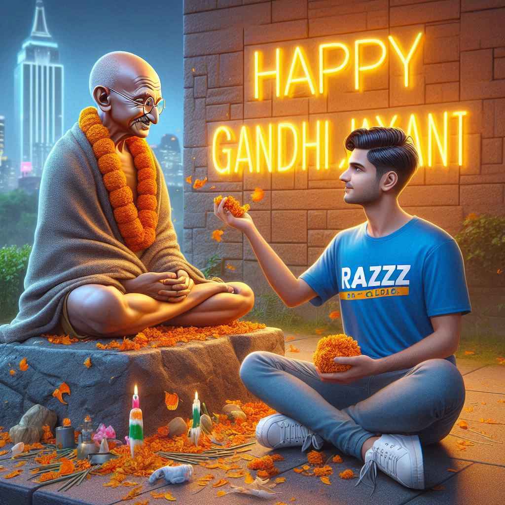 Gandhi Jayanti Ai Photo Editing