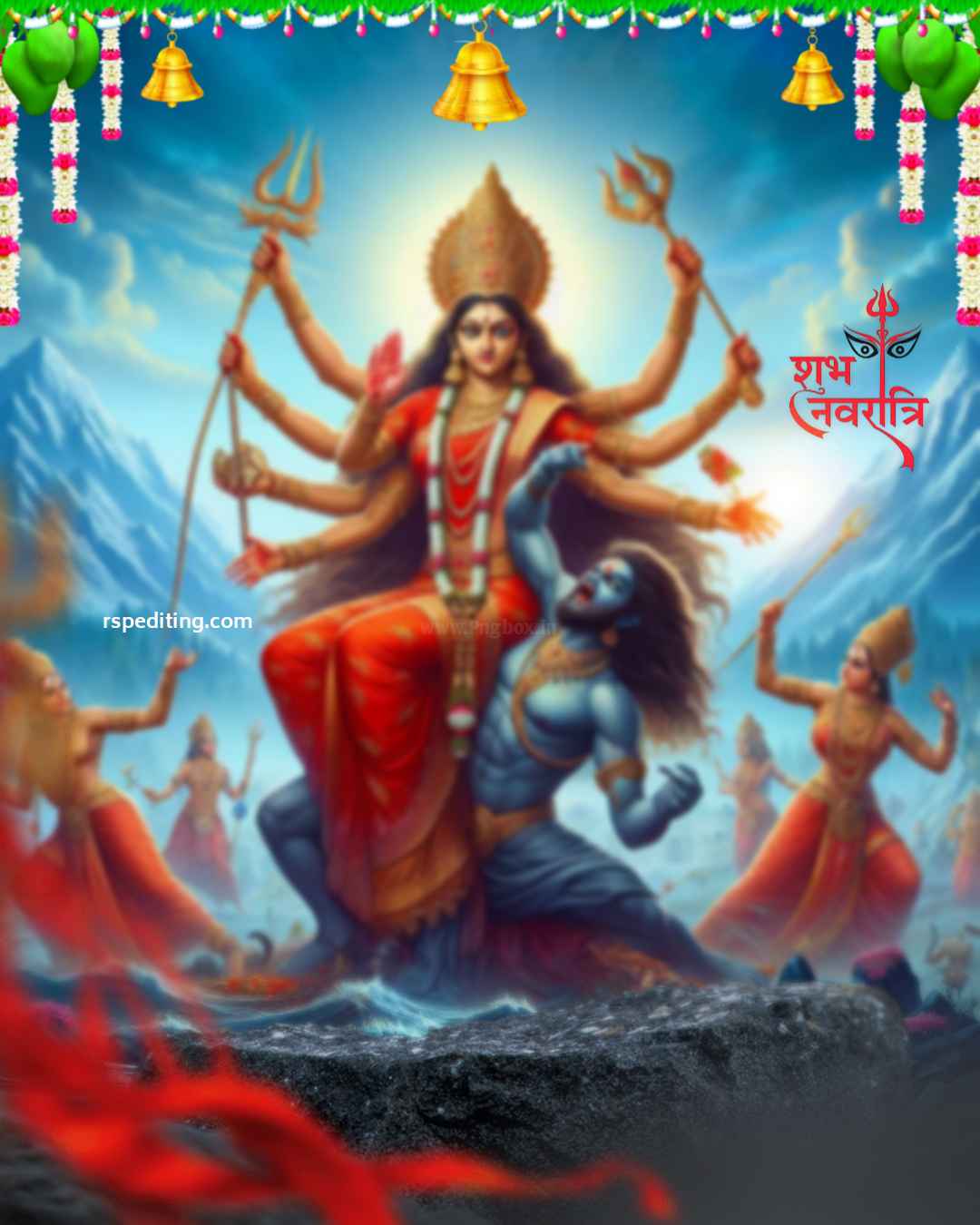 Navratri Editing Background 2024