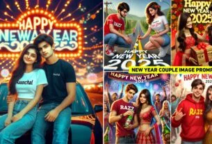 Happy New Year 2025 Couple Name Ai Photo Editing - Bing Image