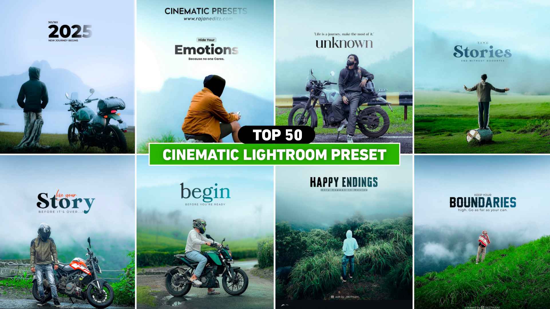 50+ Cinematic Lightroom Presets | Cinematic Tone Preset