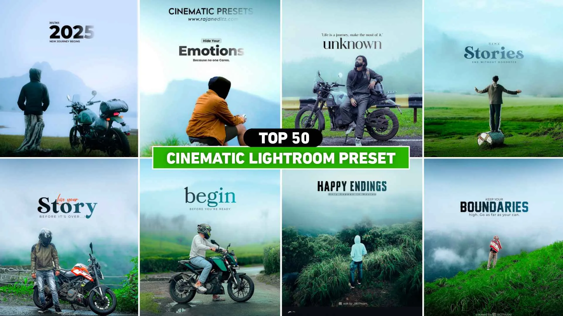 50+ Cinematic Lightroom Presets | Cinematic Tone Preset