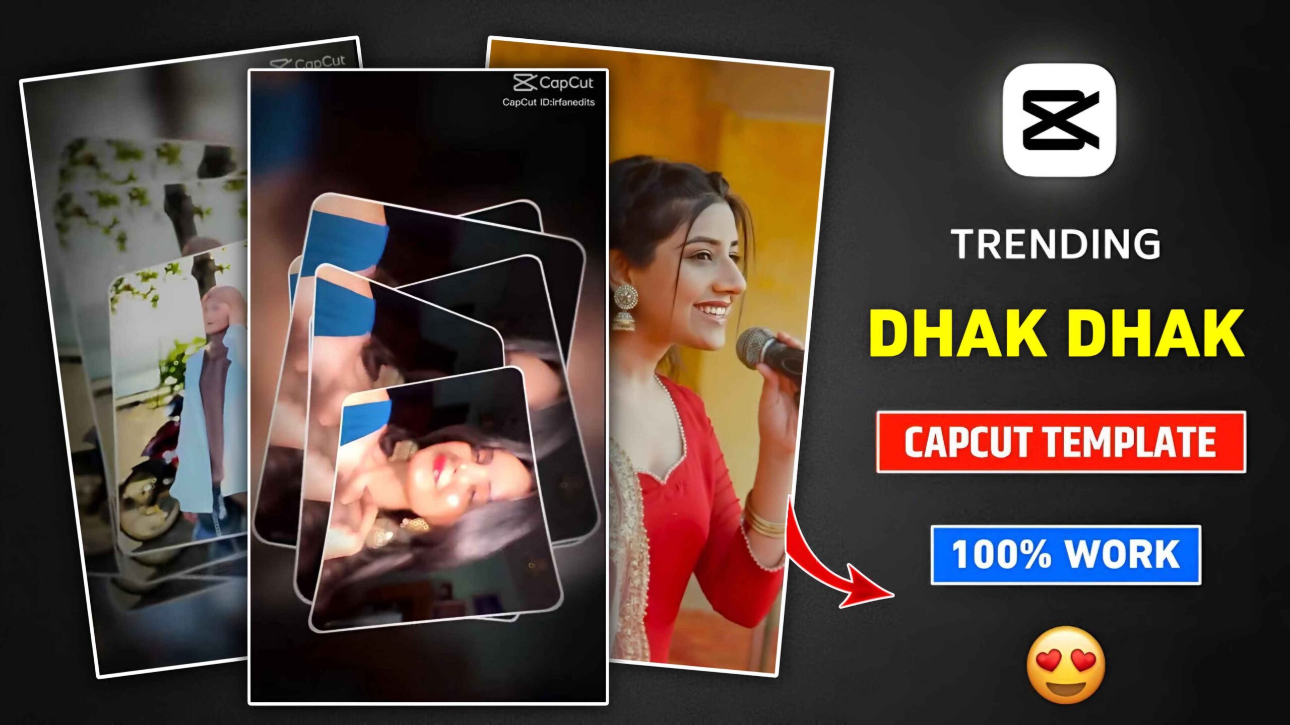 Dhak Dhak Song Capcut Template Link 2025