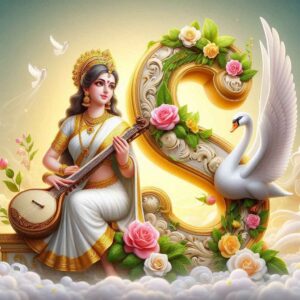 Saraswati Puja 3d Name Art Ai Photo Editing