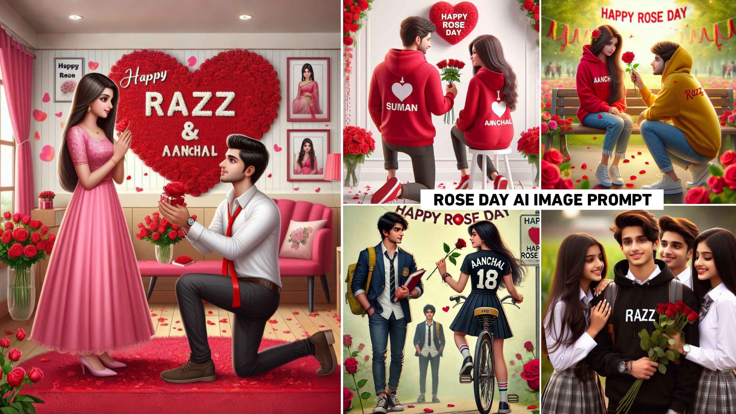 Rose Day Ai Photo Editing Prompts | Bing Ai Image