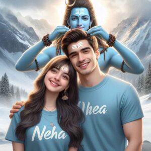 Mahashivratri Couple Name Ai Photo Editing