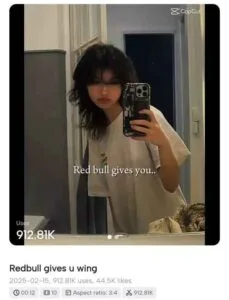 Red Bull Gives You Wings Capcut Template