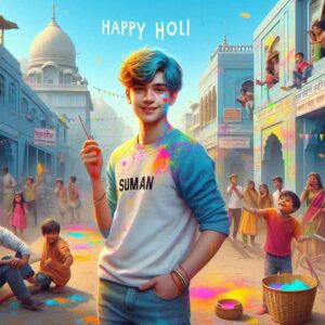 Happy Holi Ai Image Prompt