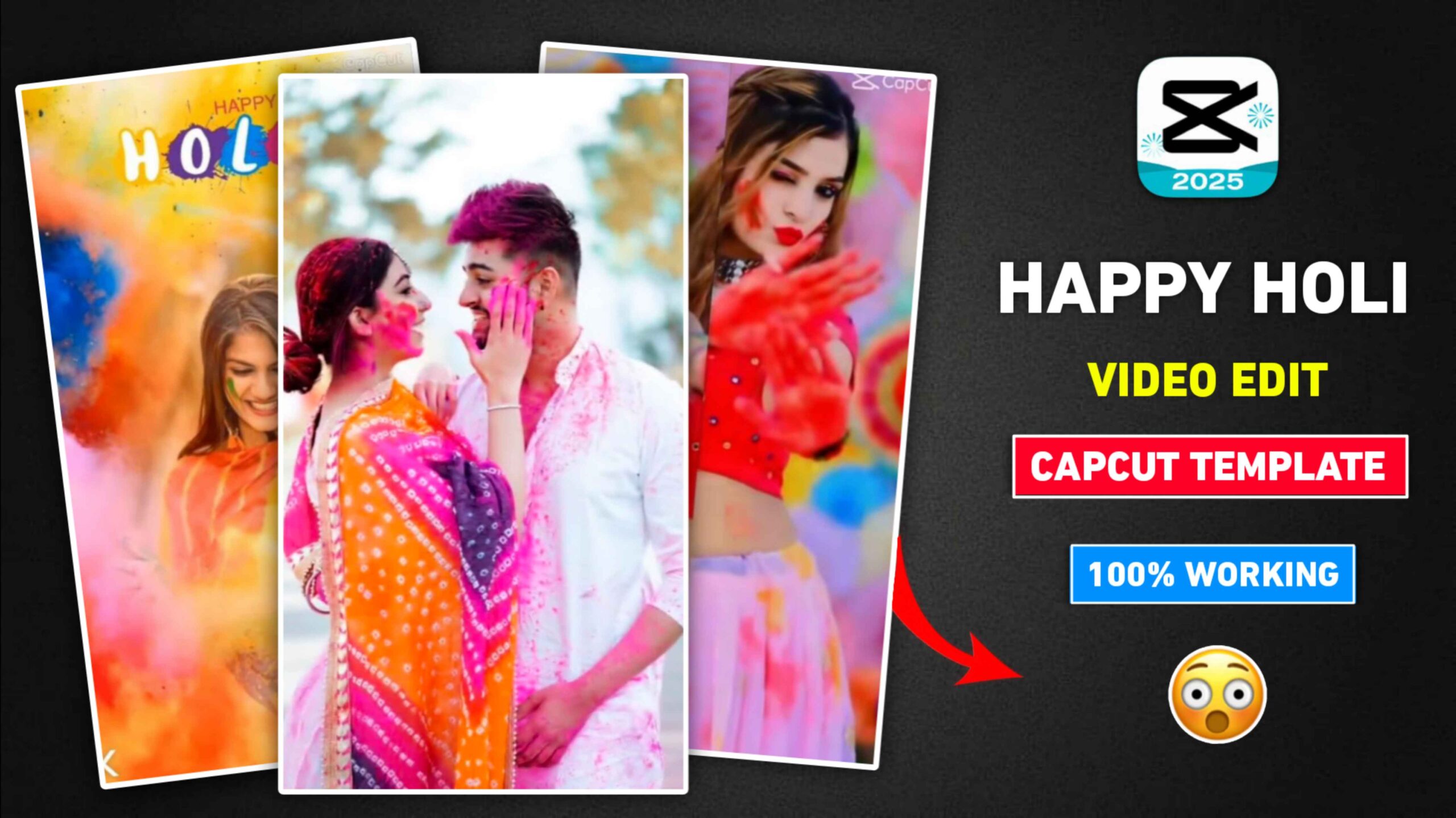 Happy Holi Capcut Template Link 2025