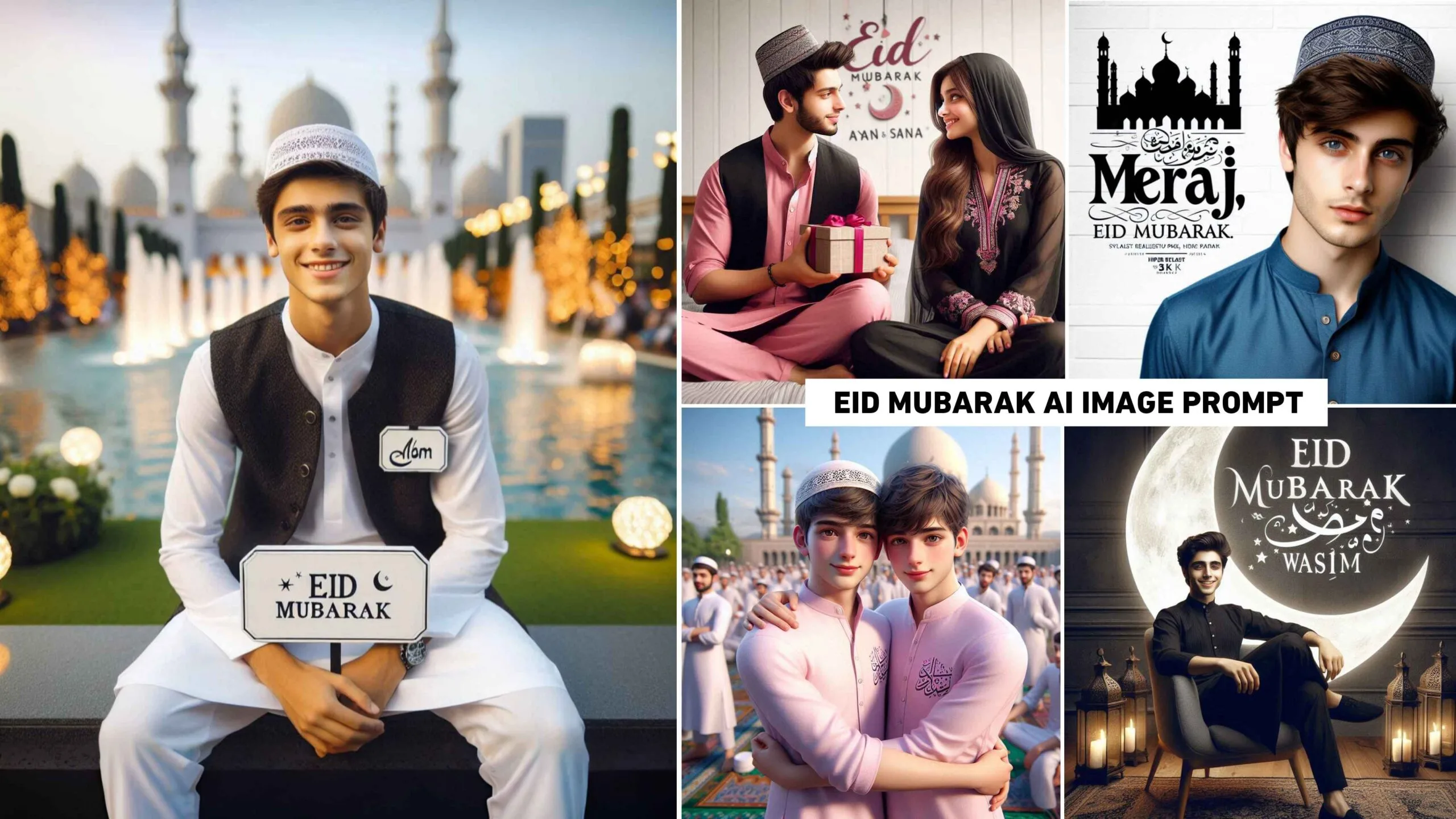 Eid Mubarak Ai Photo Editing Prompt 2025 | Bing Image Creator
