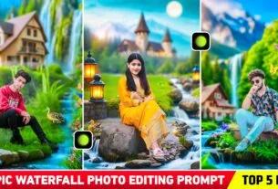 Hypic Waterfall Ai Photo Editing Prompt 2025