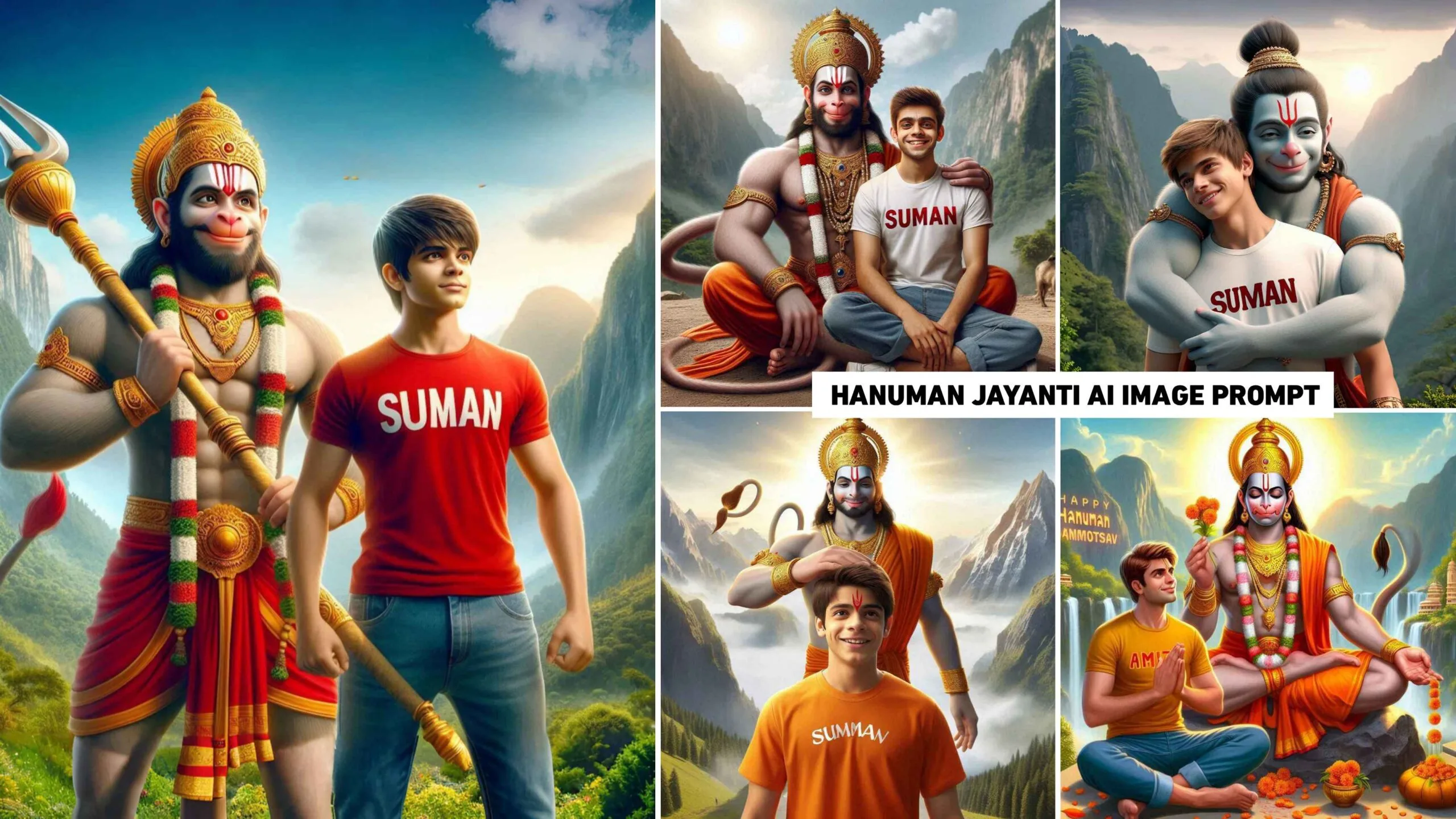 Hanuman Jayanti Ai Photo Editing Prompt | Bing Image Creator