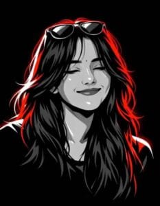 Vector potrait ai prompt