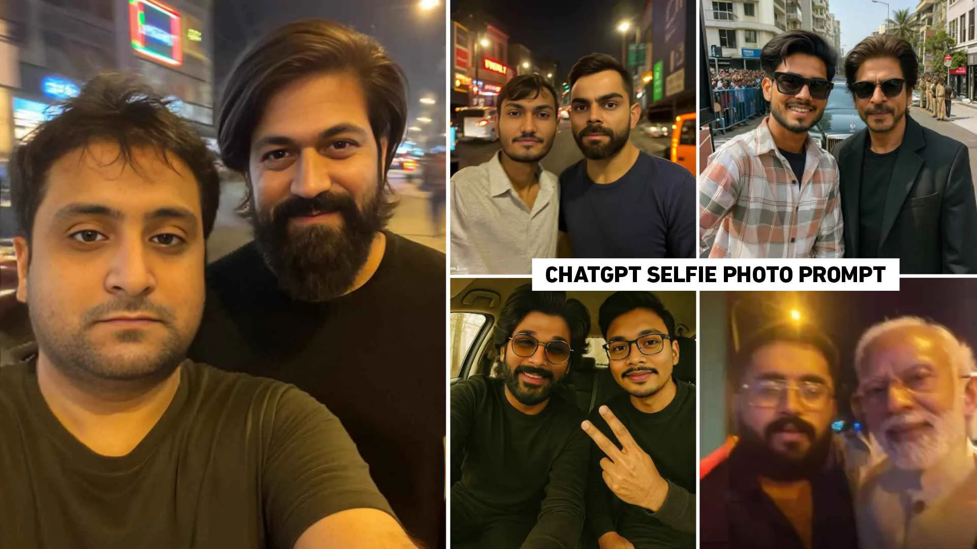 Chatgpt Selfie With Celebrity Ai Photo Editing Prompts | Chatgpt Prompt