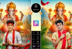 Ganesh Chaturthi Photo Editing 2025 | PicsArt Photo Editing