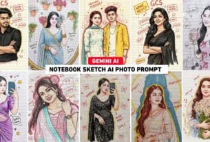 Google Gemini Notebook Sketch Ai Photo Editing Prompt - Gemini Prompt