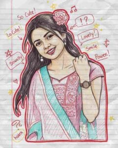 Notebook sketch prompt