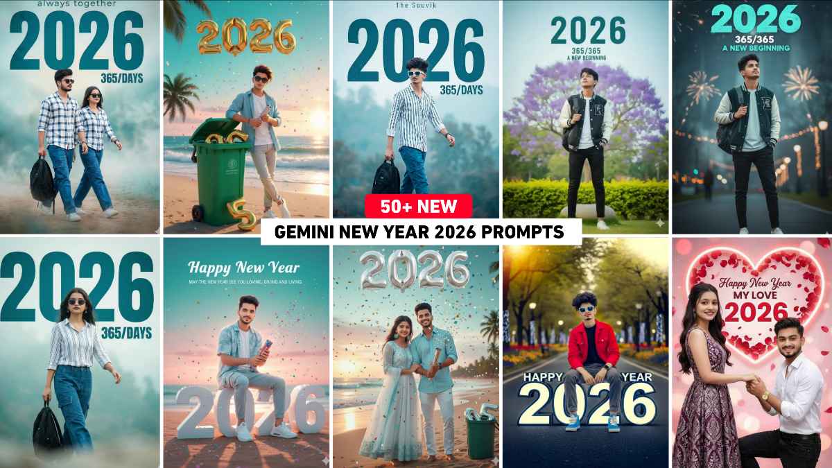 50+ Google Gemini Happy New Year 2026 Ai Photo Editing Prompts