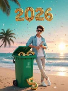 New year ai photo editing