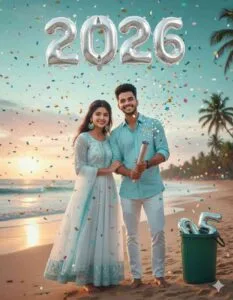 New year 2026 couple prompt