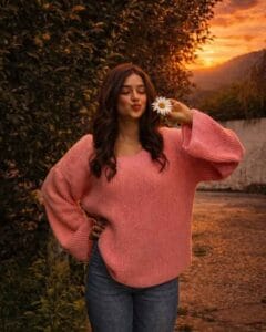 Cinematic sunset prompt