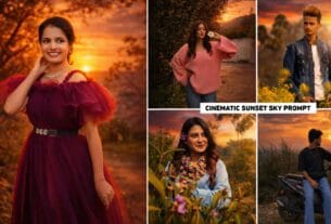 Chatgpt Cinematic Sunset Ai Photo Editing Prompts 2026
