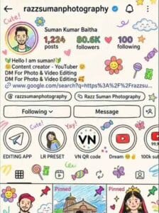 Instagram Profile Hand Drawing Prompt