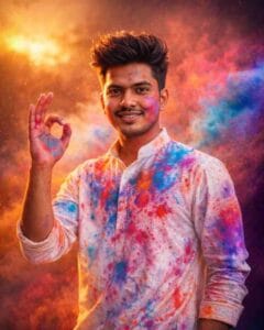 Holi boy prompt