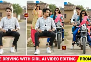 Girl Bike Driving With Boy Ai Video Editing - Flow Ai