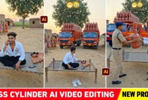 Trending Gass Cylinder Holding Ai Video Editing 2026