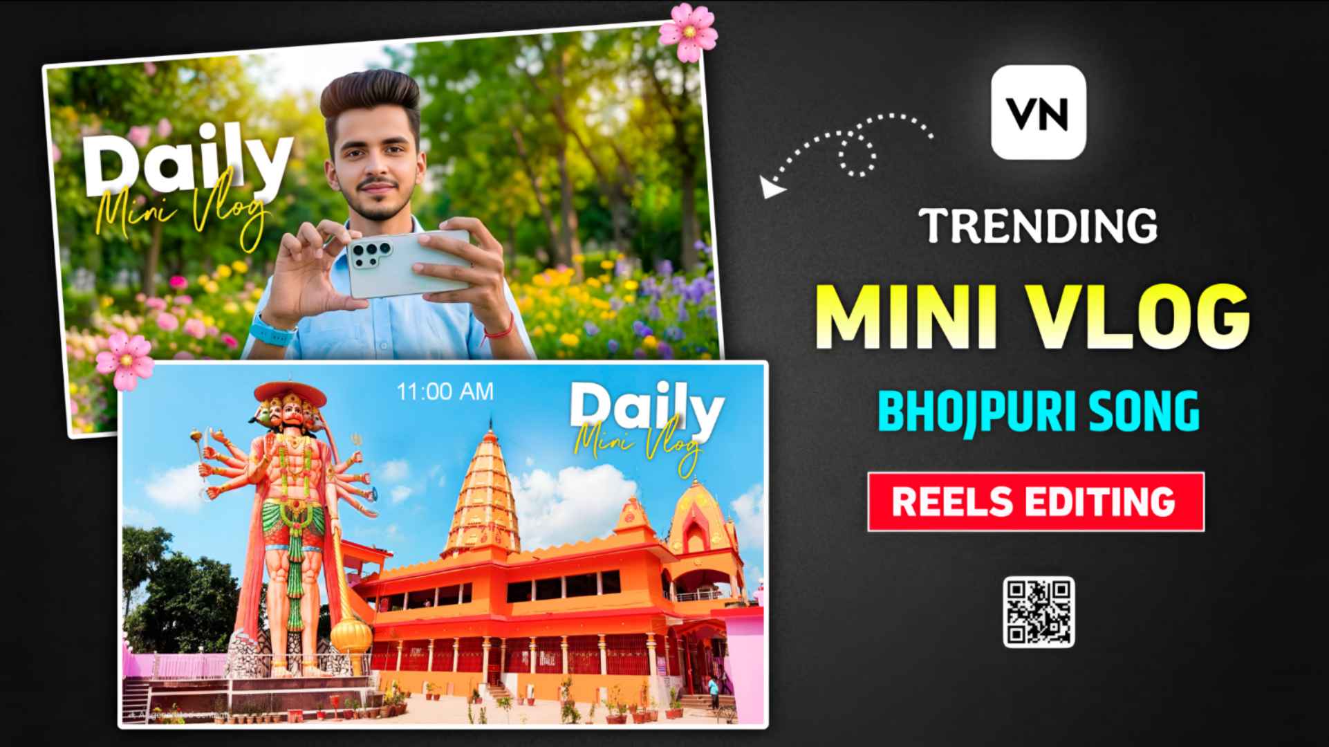 Trending Mini Vlog Reels Editing Vn And Capcut Template