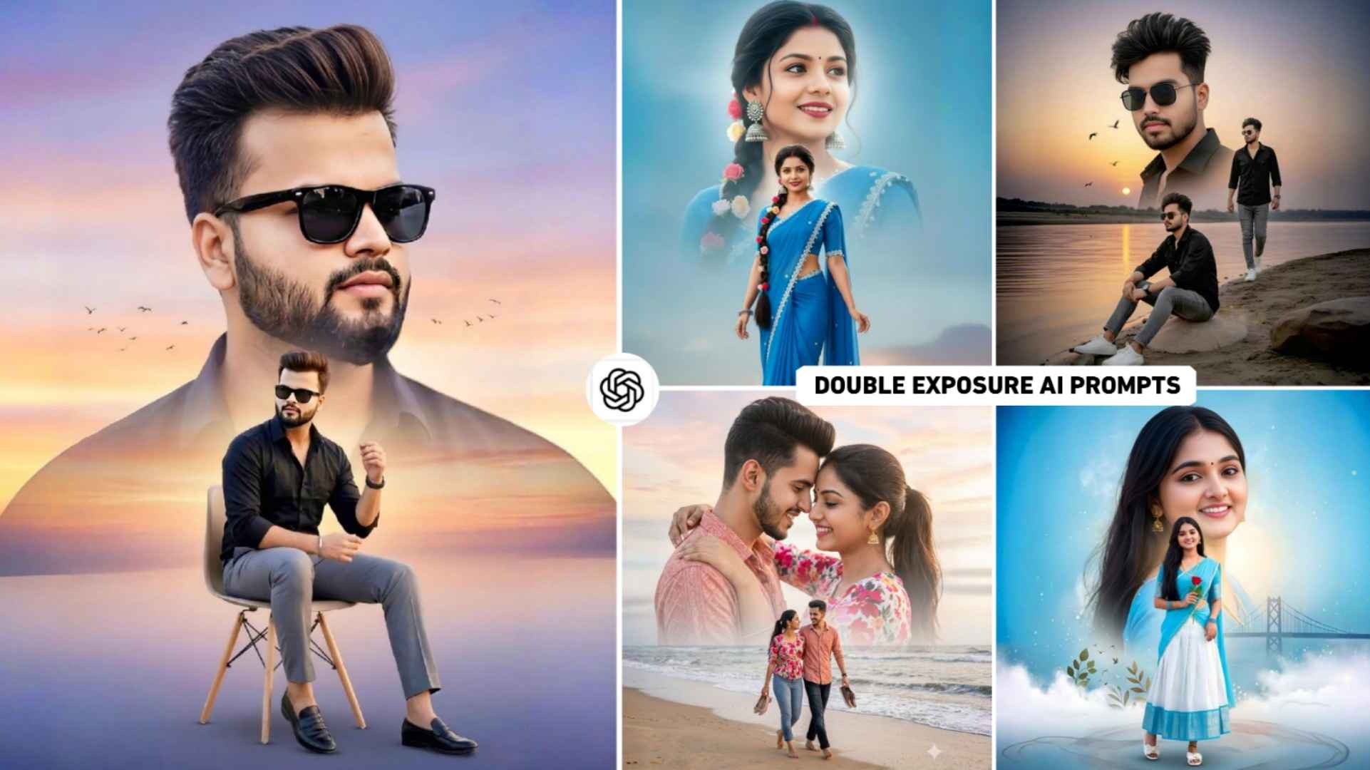 Double Exposure Ai Photo Editing Prompts | Chatgpt Prompts