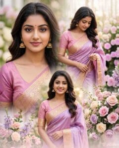 Girl collage photo prompt