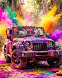 Holi car prompt