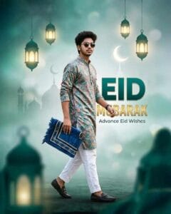 Eid mubarak ai photo editing