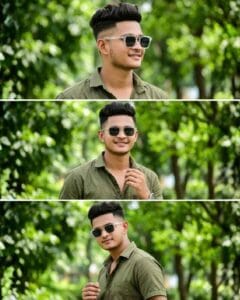 Boy collage photo prompt