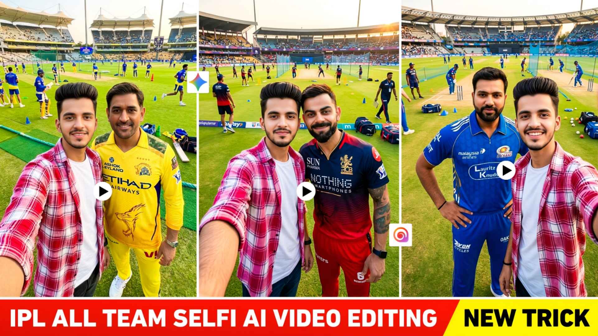 IPL 2026 All Team Selfi Ai Video Editing | IPL Ai Video Editing