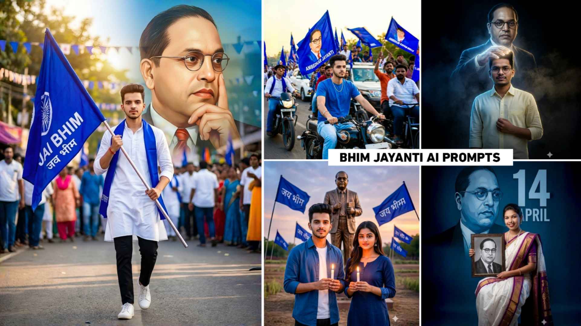 Babasaheb Ambedkar Jayanti Ai Photo Editing Prompts 2026 | Gemini Ai