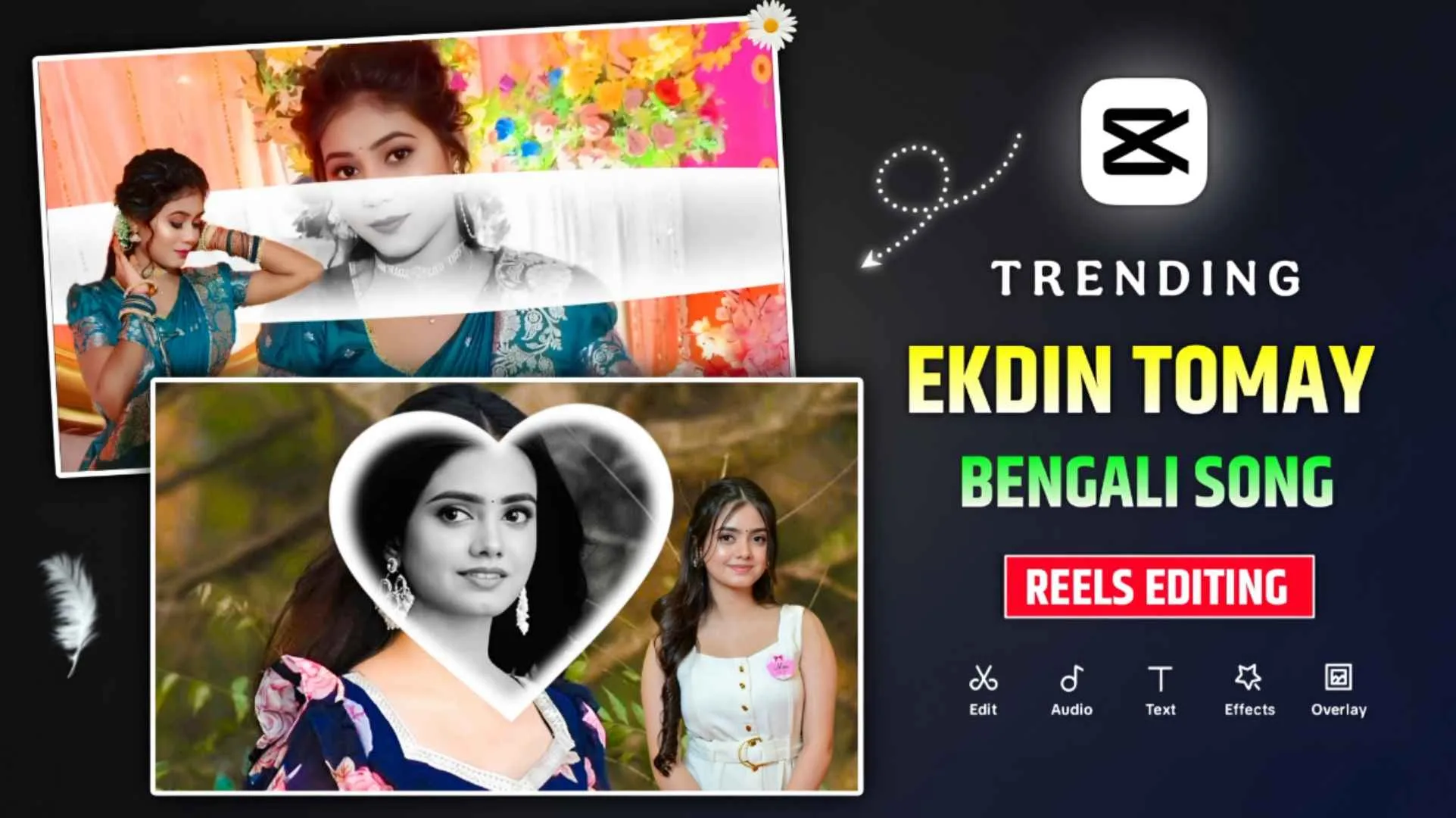 Ekdin Tomay Ghire Capcut Template 2026 | Bengali Song Template