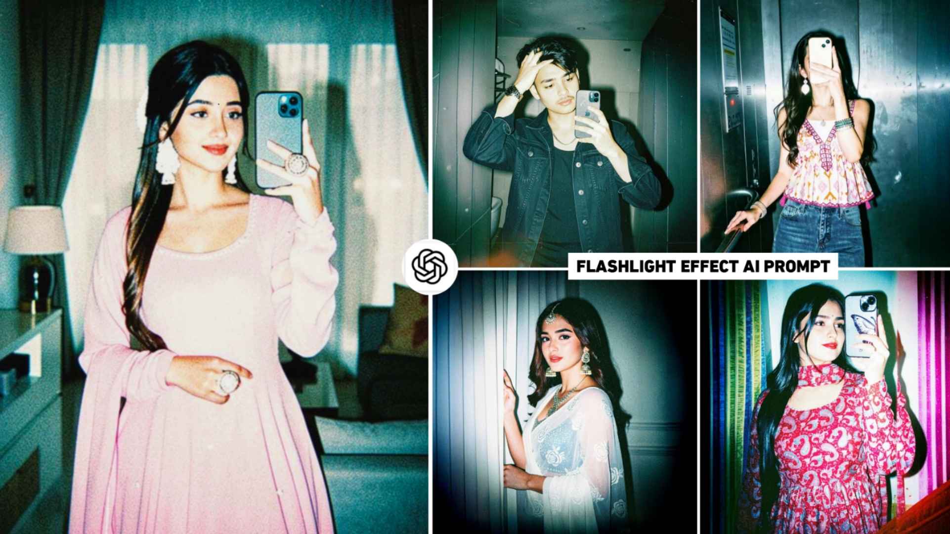 Trending Flashlight Effect Ai Photo Editing Prompt | Chatgpt Ai