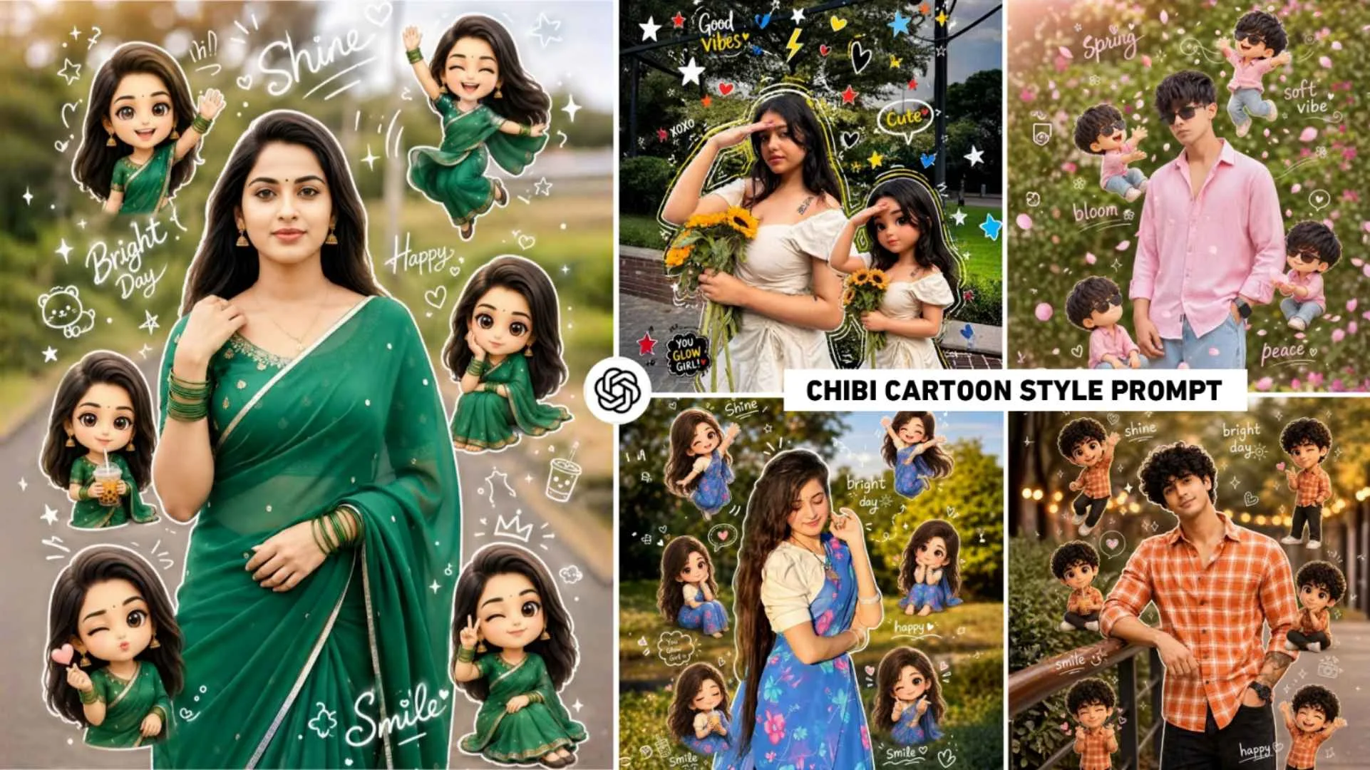 Trending Chibi Cartoon Style Ai Editing Prompts | Chibi Cartoon Prompt