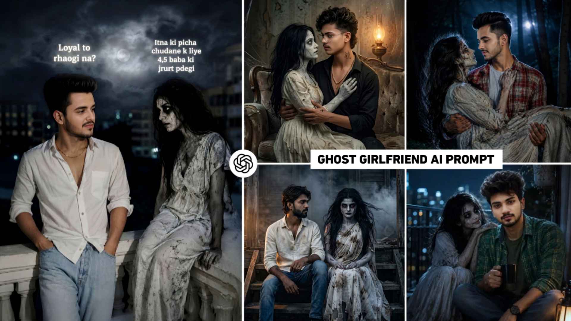 Horror Girlfriend Ai Photo Editing Prompts | Ghost Girlfriend Prompt