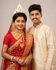Bengali Bride Couple Prompt