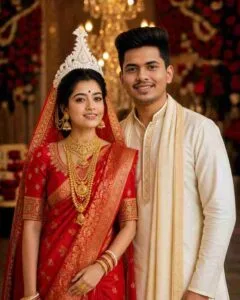 Bengali Wedding Couple Prompt
