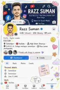 Facebook Hand Drawing Profile Ai Prompts