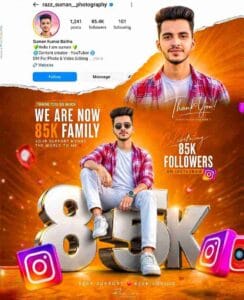 Instagram Milestone Poster Prompts