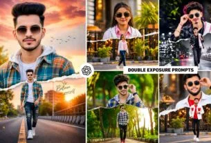 Torn Paper Effect Double Exposure Ai Editing Prompt | Chatgpt Ai