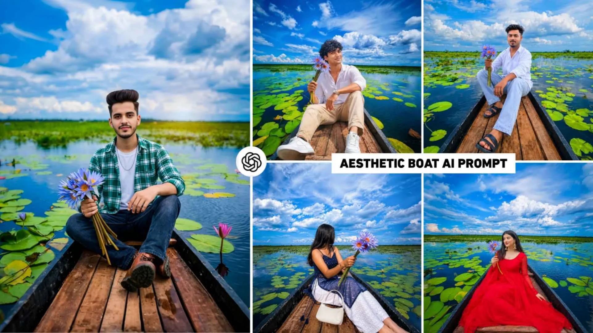 New Aesthetic Boat Ai Photo Editing Prompt | Chatgpt & Gemini