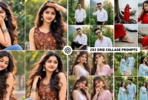 2X2 Grid Collage Ai Photo Editing Prompts | Chatgpt Photo Editing