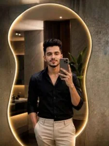 Glow Mirror Selfie Ai Prompt