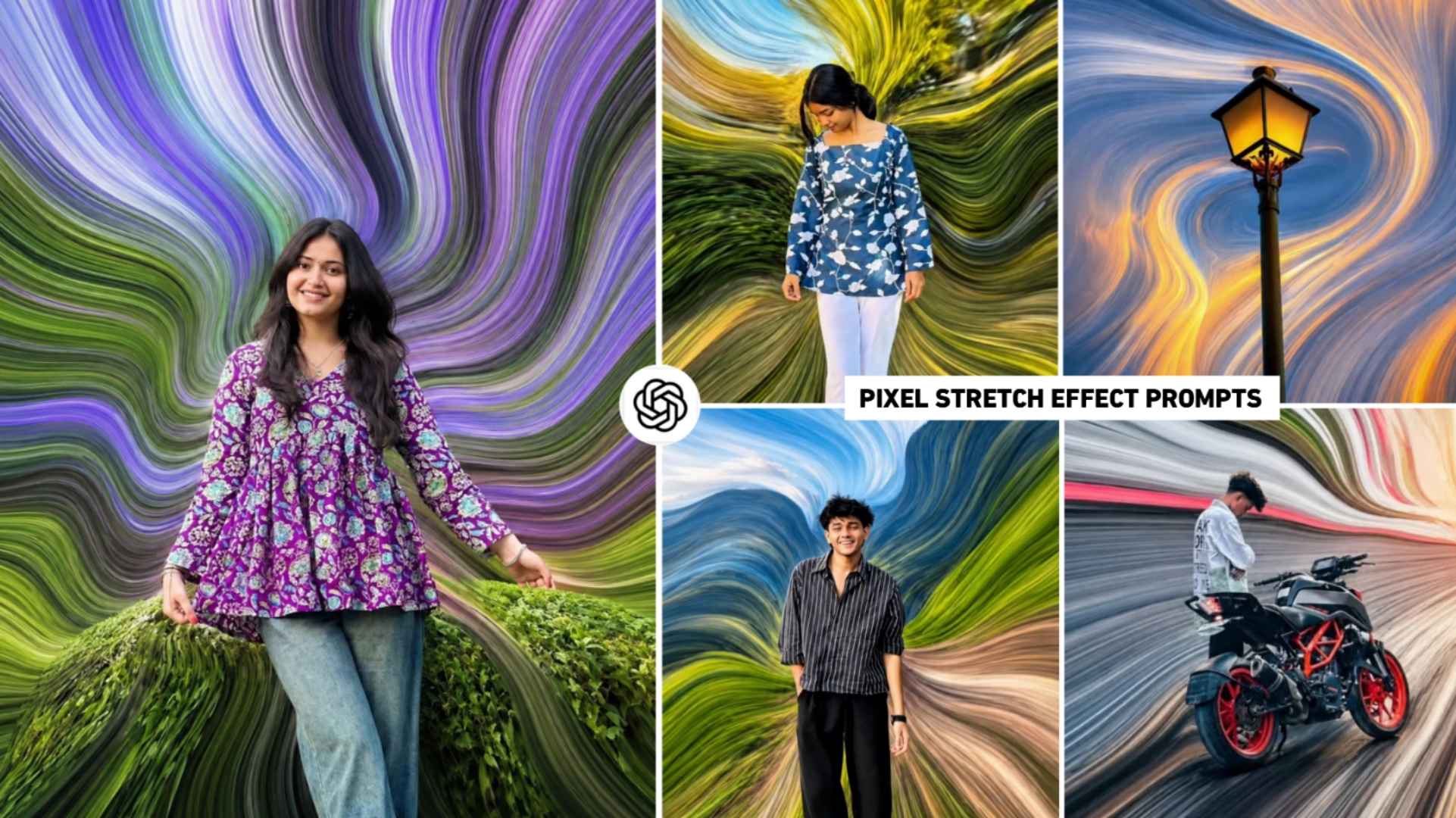 Chatgpt Pixel Stretch Effect Ai Photo Editing Prompts 2026